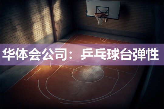 华体会公司：乒乓球台弹性