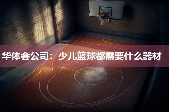 华体会公司：少儿篮球都需要什么器材